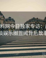 1446. 黑料网今日独家专访：赵深扒人谈娱乐圈丑闻背后故事