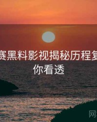 每日大赛黑料影视揭秘历程复盘，带你看透