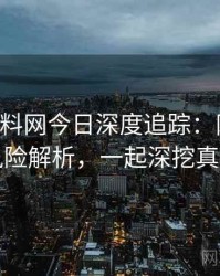 0740. 黑料网今日深度追踪：网红事件风险解析，一起深挖真相