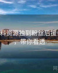 0760. 黑料资源独到粉丝后援会全纪录，带你看透