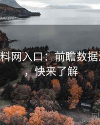 1485. 黑料网入口：前瞻数据泄露盘点，快来了解