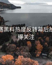 每日大赛黑料热度反转幕后故事，值得关注