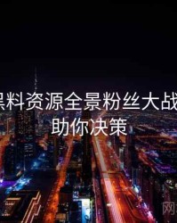 1028. 黑料资源全景粉丝大战全纪录，助你决策