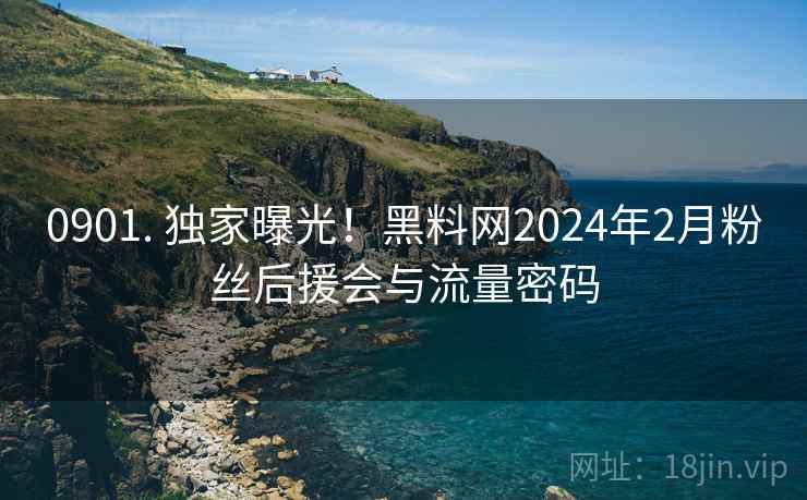 0901. 独家曝光!黑料网2024年2月粉丝后援会与流量密码 0901. 独家曝光!黑料网2024年2月粉丝后援会与流量密码